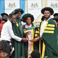 The University of Guyana bestowed an Honorary Doctorate of Letters and the Arts on Black Panther star, Letitia Wright during her whirlwind visit to her homeland.