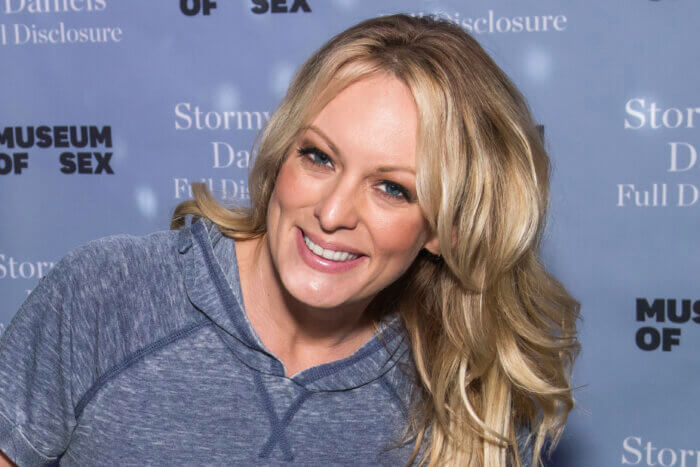 FILE - Adult film actress Stormy Daniels attends a book signing for her memoir "Full Disclosure" at the Museum of Sex on Oct. 8, 2018, in New York.