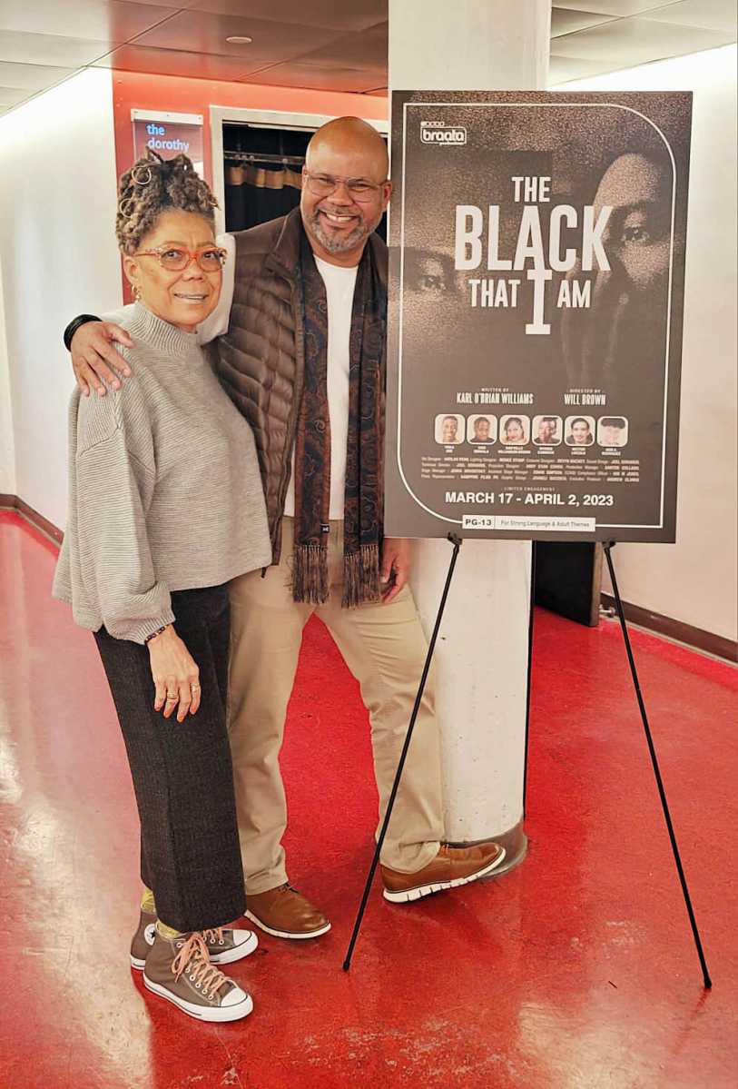 Sonia Chin and playwright Karl O’Brian Williams.