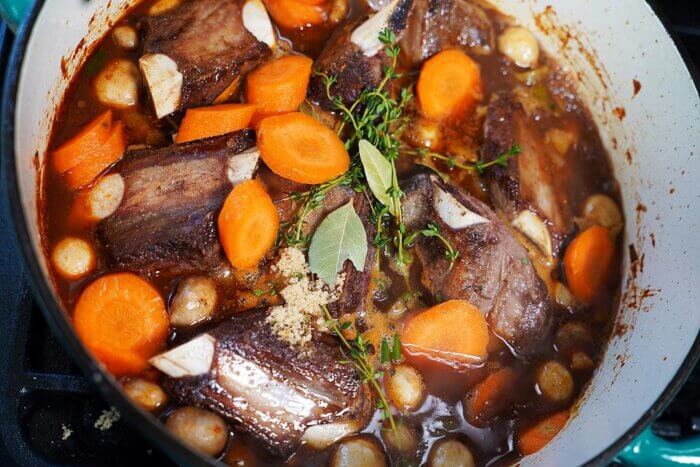 comforting braised beef short ribs