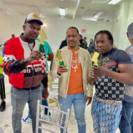Some of the winners with their trophies, from left, Dwayne ‘Sniper” Henry, Bale “Macko” McCreath and Anthony “Doctor Bess Blackburn.