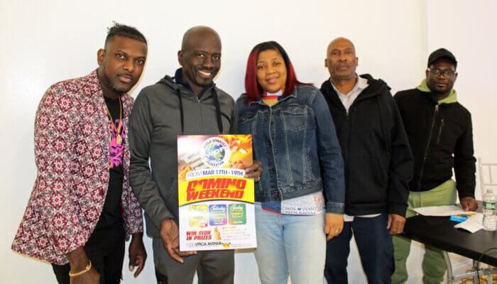 Some of the players, pictured are Dwayne “Sniper” Henry, President of the WDF, Rodrick Daley, REDZ, Norman Mcpherson, and Ludwin Walters.