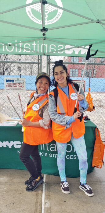 Soleil Sabalja (right) is collaborating with other community groups.