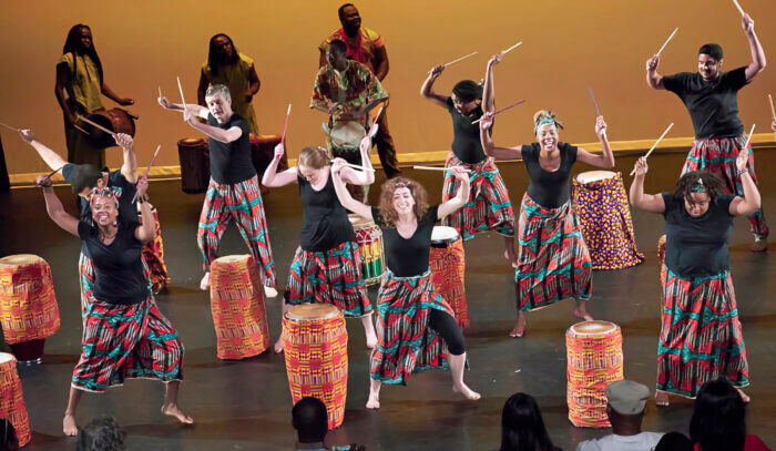 World Dance Celebration's West African Performance.