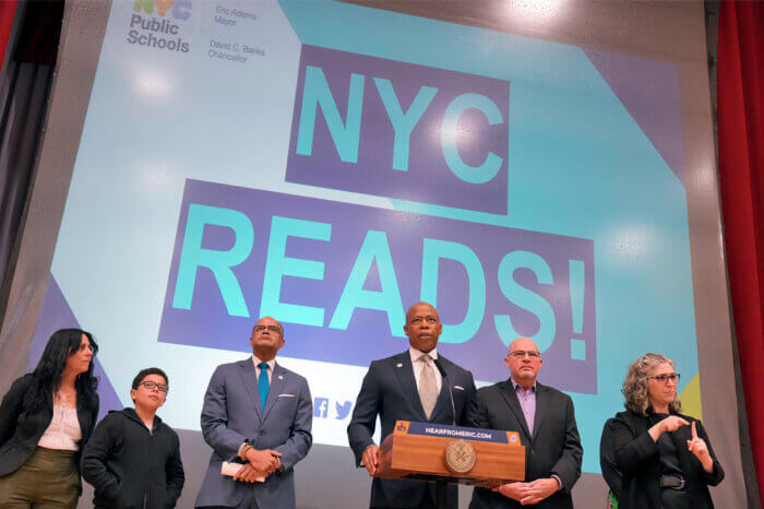 Mayor Eric Adams launches major new citywide campaign to dramatically strengthen literacy.