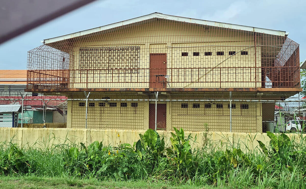 The Youth Ministry's Juvenile Detention Center in east Georgetown, Guyana.