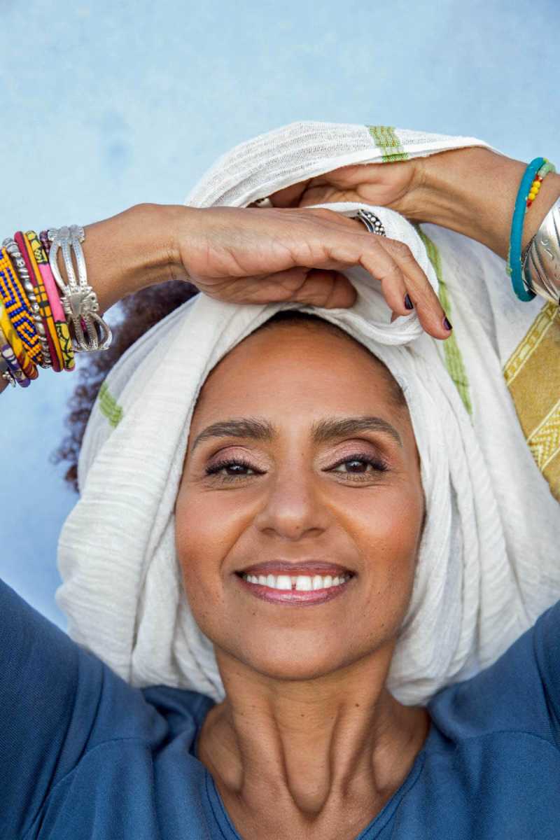 Moroccan jazz singer Malika Zarra.