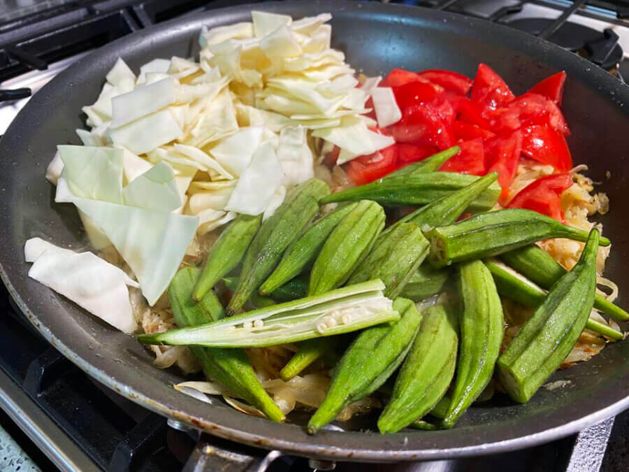 Stewed Saltfish With Okra And Cabbage Caribbean Life