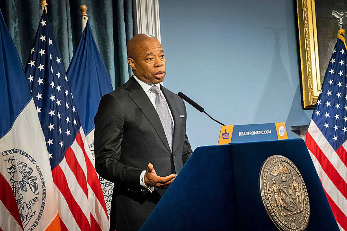 Mayor Eric Adams.