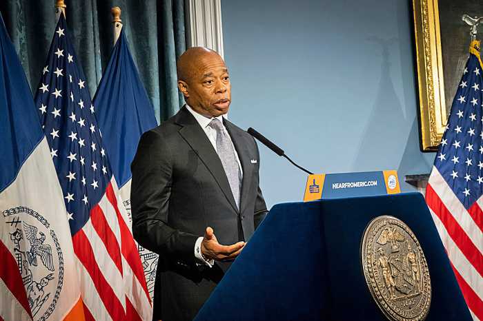 Mayor Eric Adams.