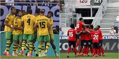 Reggae Boyz, left, and Soca Warriors.