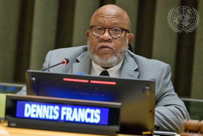 General Assembly holds an informal interactive dialogue with Dennis Francis, permanent representative of the Republic of Trinidad and Tobago to the United Nations, candidate for the position of President of the General Assembly for the 78th session.