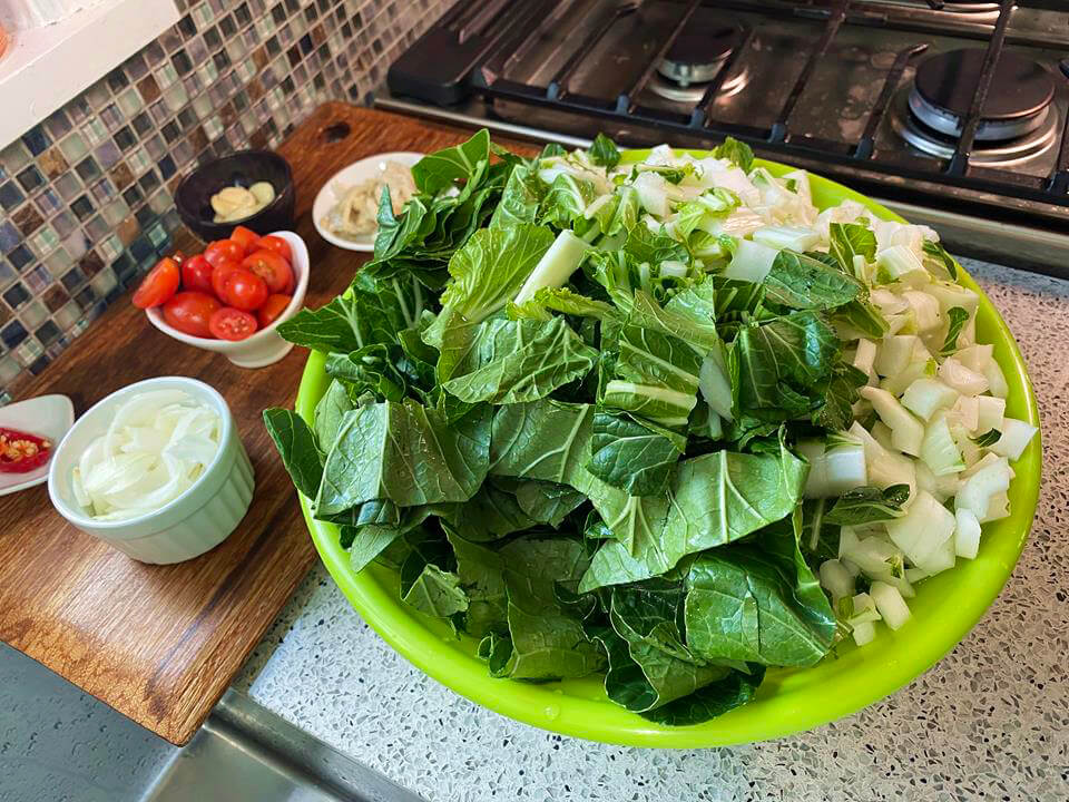 Fry Pak Choi With Saltfish – Caribbean Life