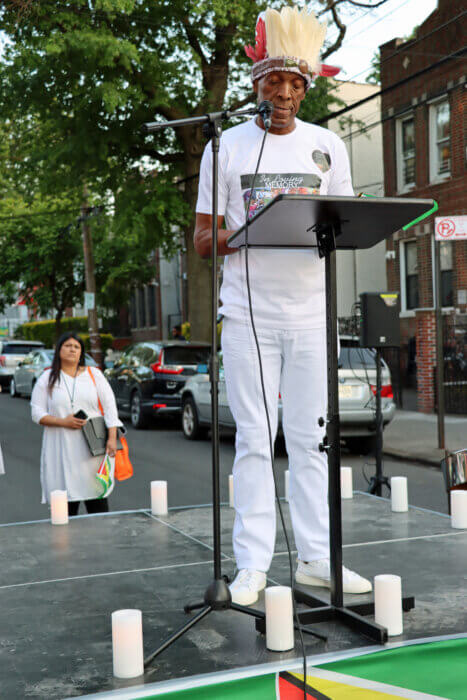 Master of Ceremonies, Ervin Washington.