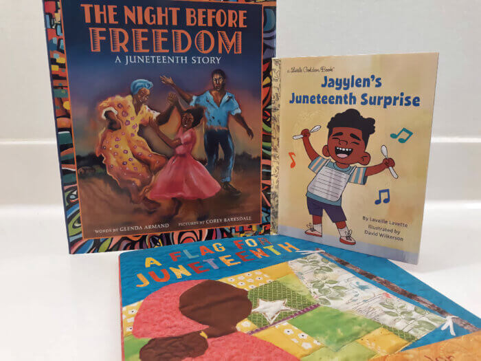 Three books on Juneteenth for children