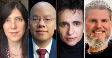 From left: Sarit A. Golub,Terry Huang, Masha Gessen and Jason Eckardt.