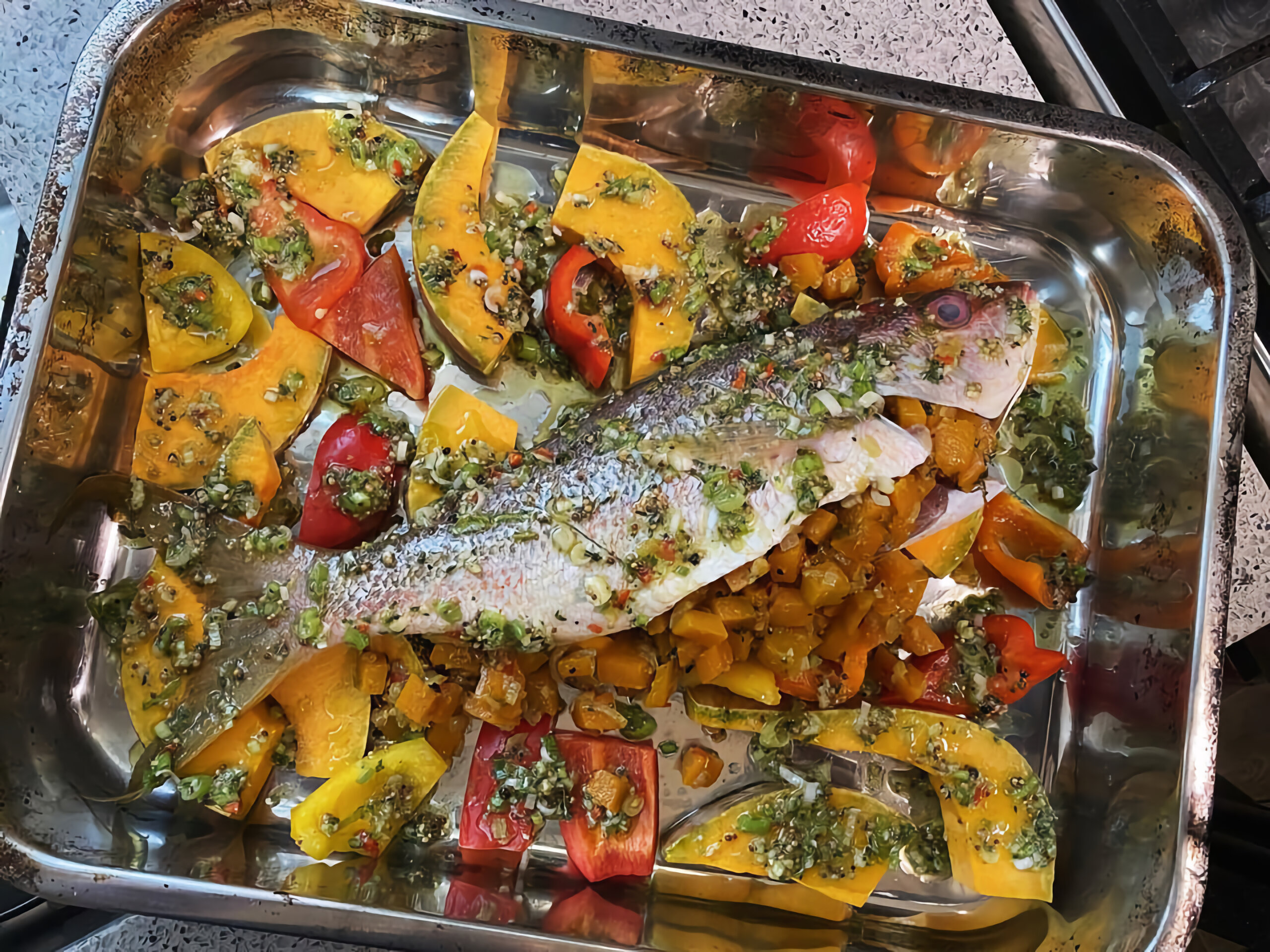 Delightful Stuffed Yellowtail Snapper Caribbean Life