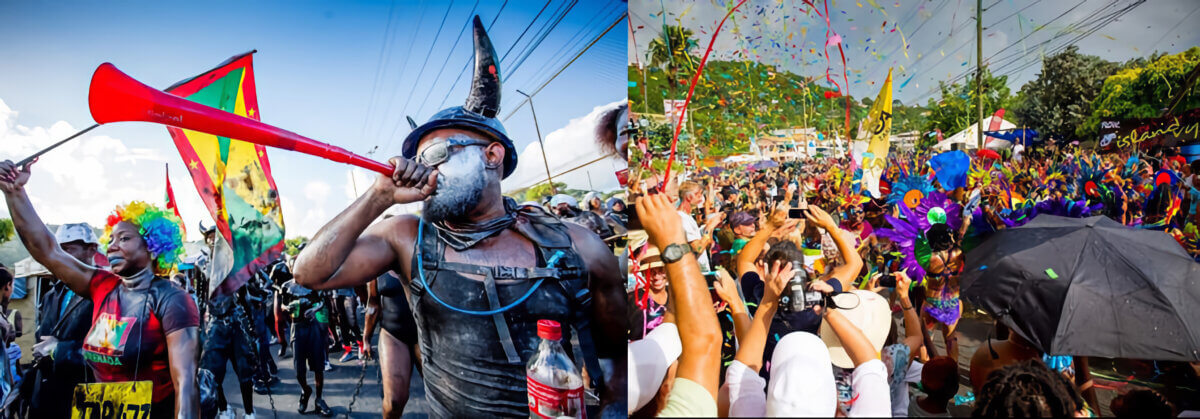 J’Ouvert and parade of the bands during Spicemas.