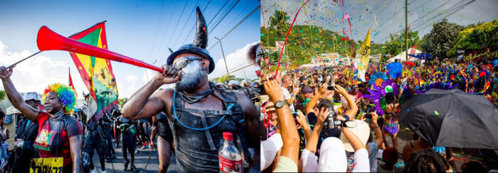 J’Ouvert and parade of the bands during Spicemas.