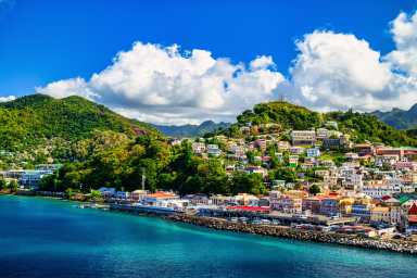 St. George’s capital of the Caribbean island of Grenada