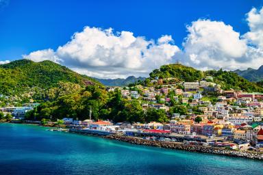 St. George’s capital of the Caribbean island of Grenada
