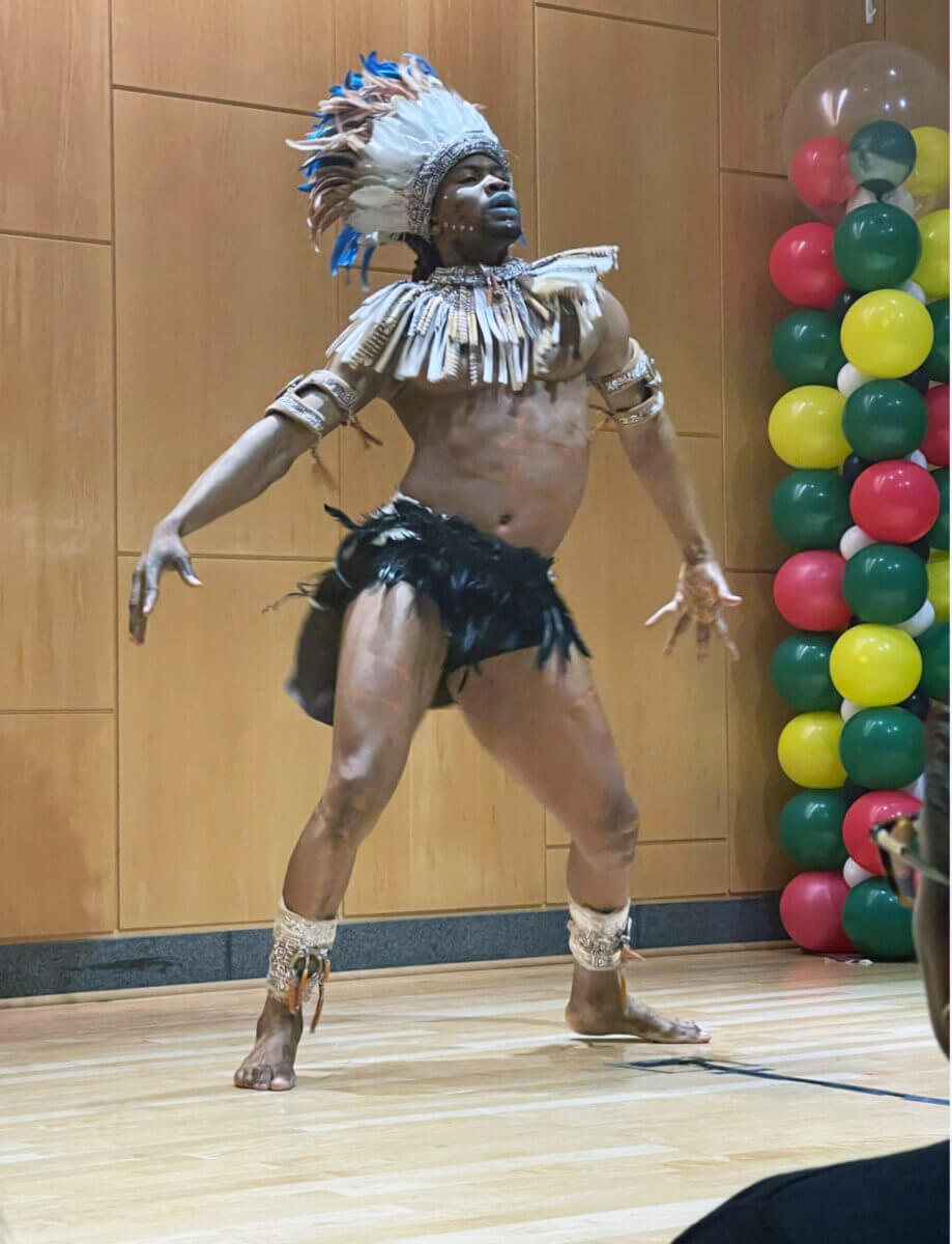 Jermain Victor performing his Emancipation Dance, “Keep Rising.”