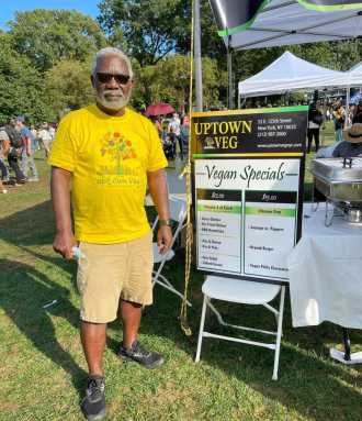 David Simmons, during a community event on Aug. 2.