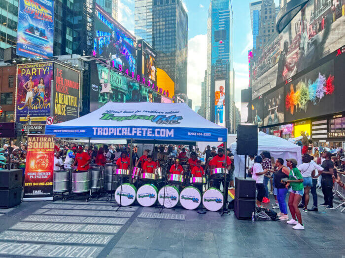 Tropicalfete’s steelpan ensemble