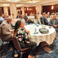 Participants at the inaugural USA-Caribbean Investment Forum held at the Marriott Hotel in Times Square, Manhattan.