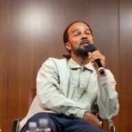 Dieffenthaller, also known as Kes speaks at the Soca Conversation Series