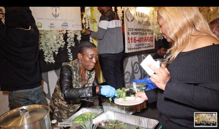 Participants at a Taste Bits of Jamaica event.