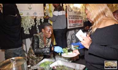 Participants at a Taste Bits of Jamaica event.