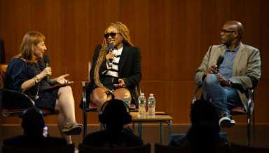 Patricia Meschino, Naila Blackman and Keran Deterville.