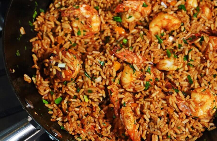 Pepper Shrimp Fried Rice Caribbean Life