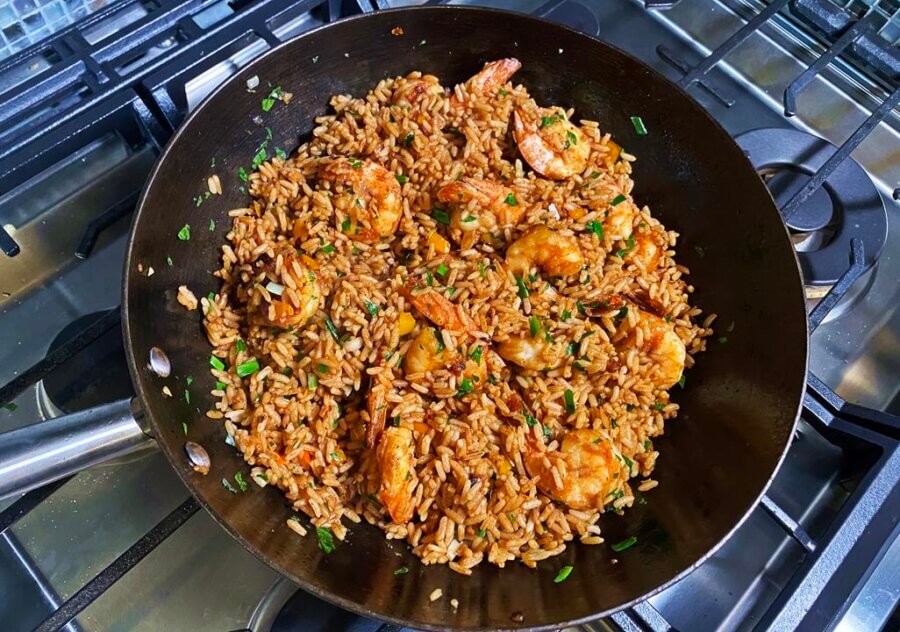 Pepper Shrimp Fried Rice Caribbean Life
