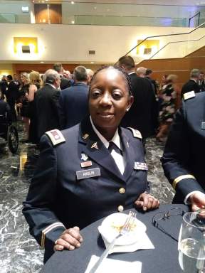 Guyanese born Lt. Col. Deborah Anglin.