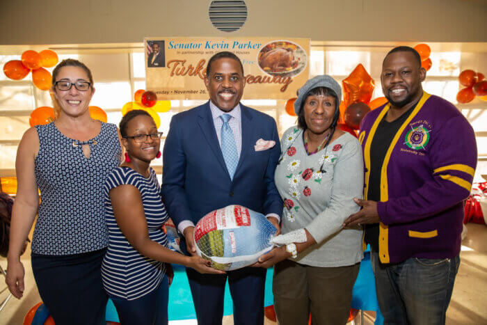Sen. Kevin Parker's Annual Turkey Giveaway in partnership with Vanderveer Park United Methodist Church, National Grid, and A Shared Dream Foundation, on Nov. 18, upheld the cherished tradition.