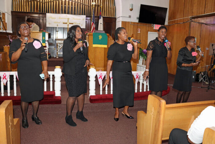Glory Sound Ministries sing a medley of religious songs.
