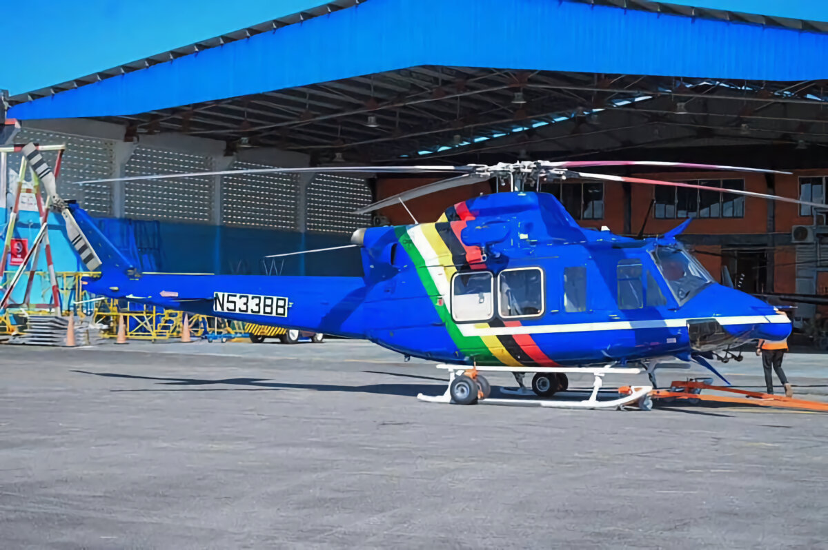 Photo of the missing Guyana Defense Force helicopter.