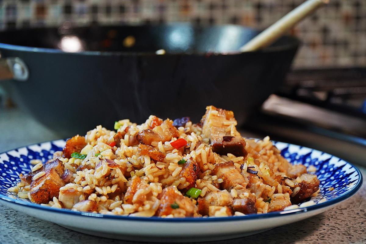 How to make epic Crispy Pork Belly Fried Rice.