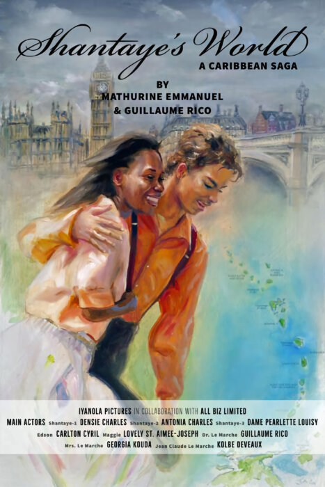 The flyer for “Shantaye’s World” by Mathurnie Emmanuel and Guillame Rico.