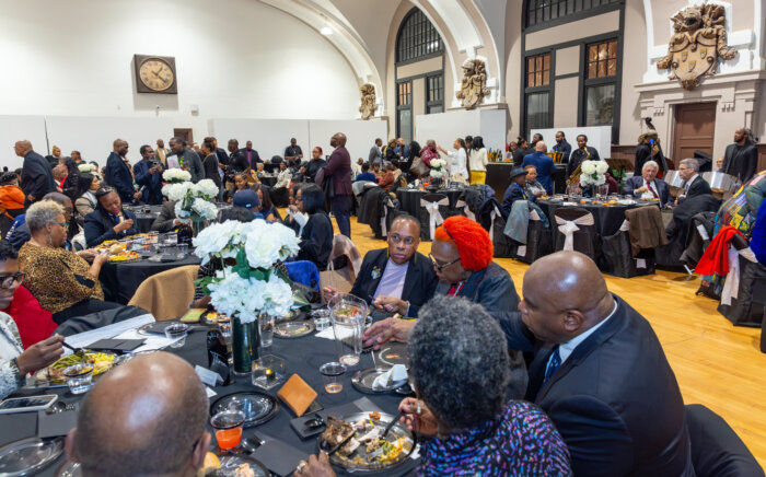 Guests at the induction of Justice Sharon Bourne Clarke.