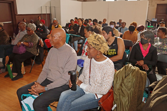 A section of audience during LiveOnNY presentation.