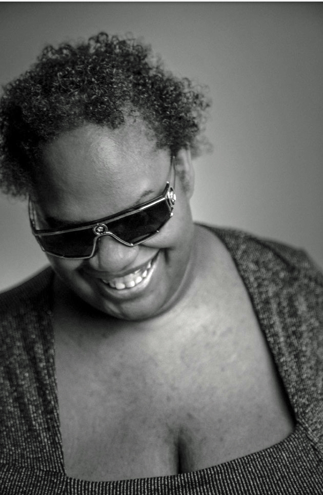 Visually impaired singer Brittany Davis.