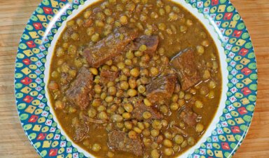 How to Make a Caribbean-Inspired Curry Beef with Pigeon Peas