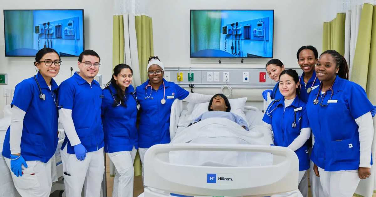 Lehman College Nursing students.