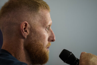 England's captain Ben Stokes addresses the media ahead of their first cricket test match against India in Hyderabad, India, Wednesday, Jan. 24, 2024.