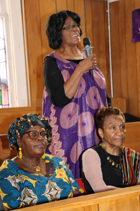 Sis. Barbara Castelberry sings "Steal Away.”