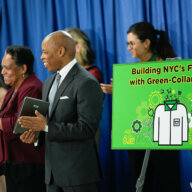 Mayor Adams unveils ambitious plan to make New York City the leader in 'Green-Collar' jobs.