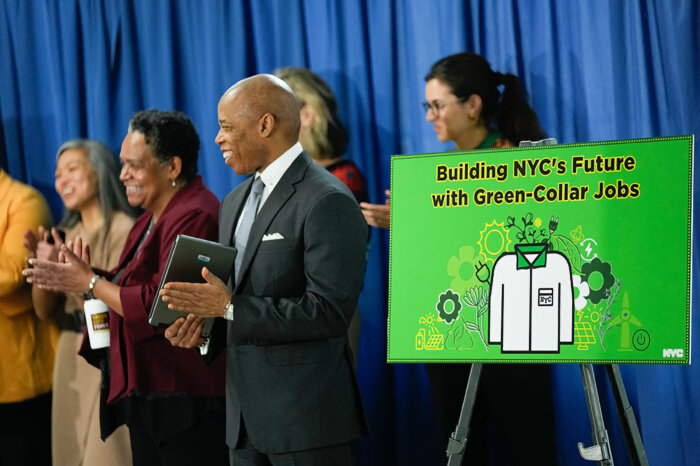 Mayor Adams unveils ambitious plan to make New York City the leader in 'Green-Collar' jobs.